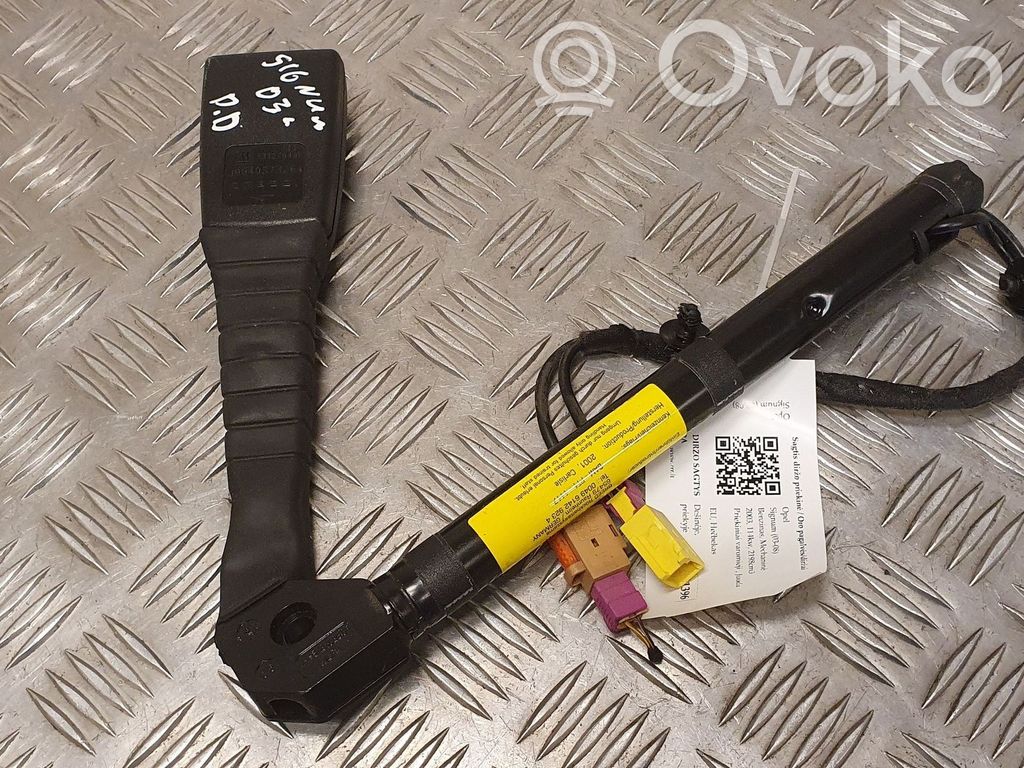 Opel Signum Hebilla del cinturón delantero 