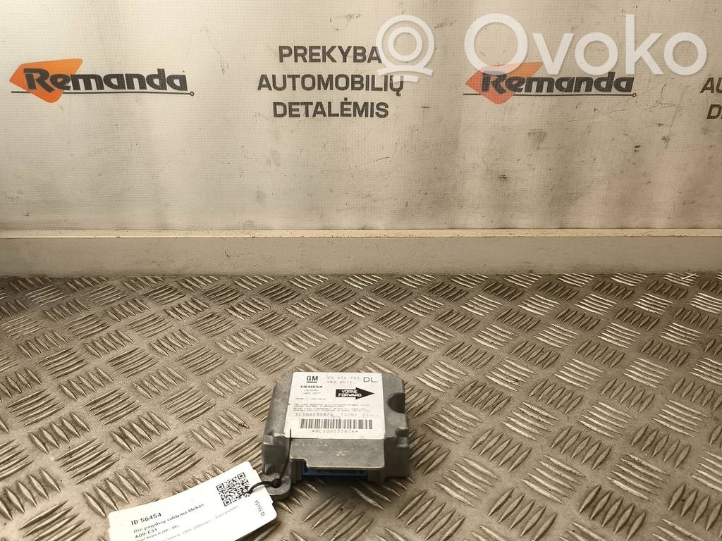 Opel Astra G Airbag control unit/module 