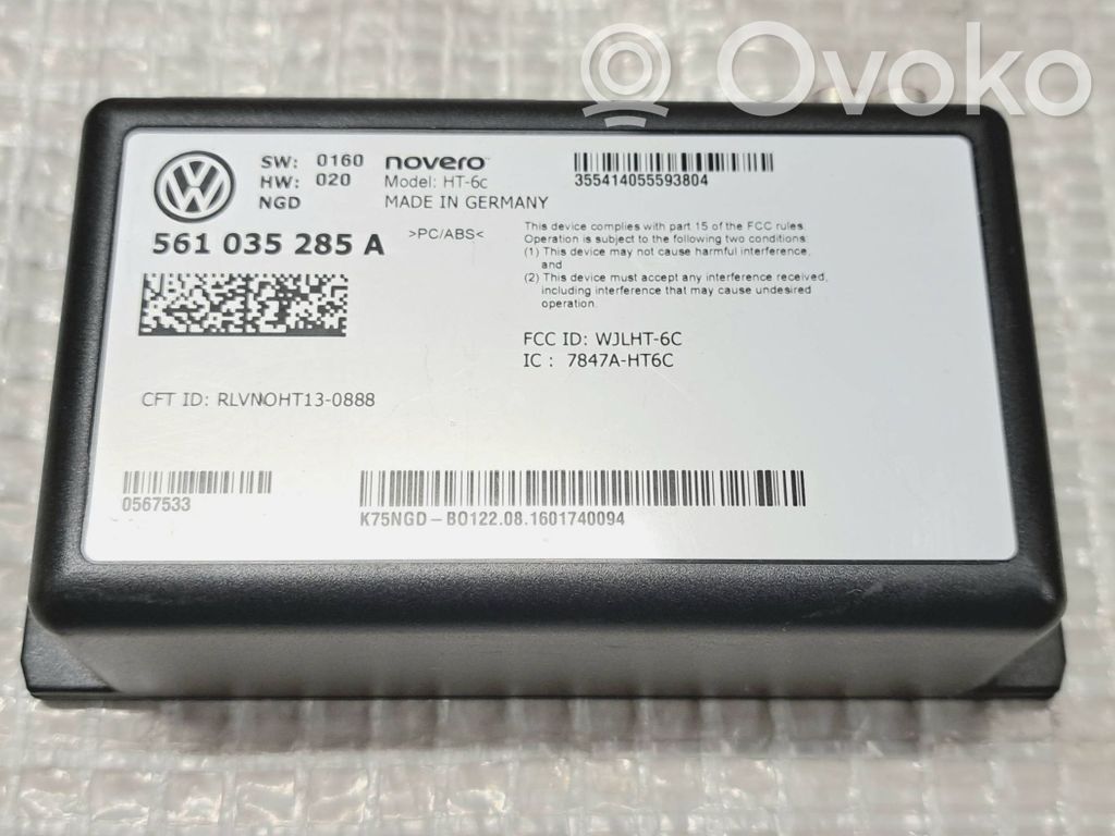 Volkswagen Jetta VI GPS navigation control unit/module 