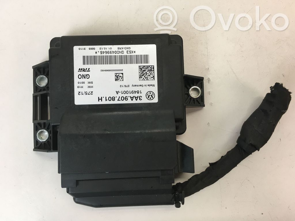 Volkswagen PASSAT CC Hand brake control module 