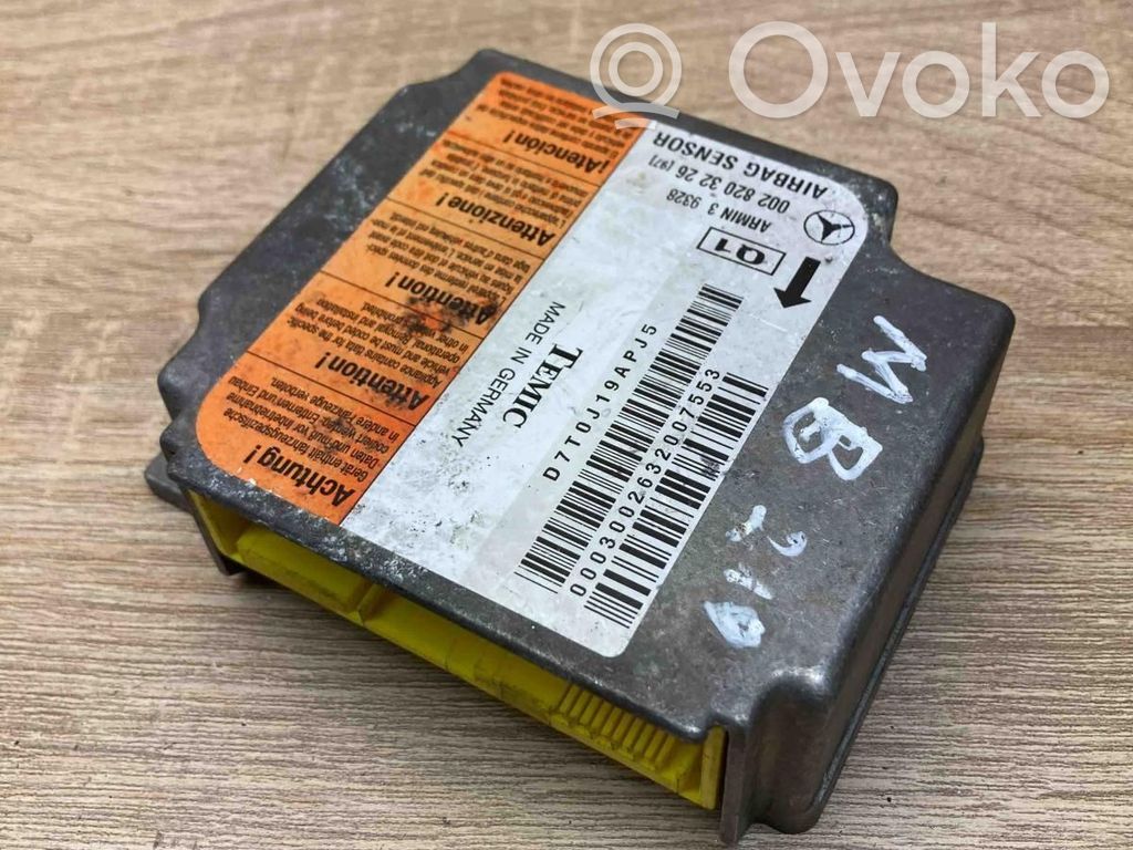 Mercedes-Benz E W210 Airbag control unit/module 