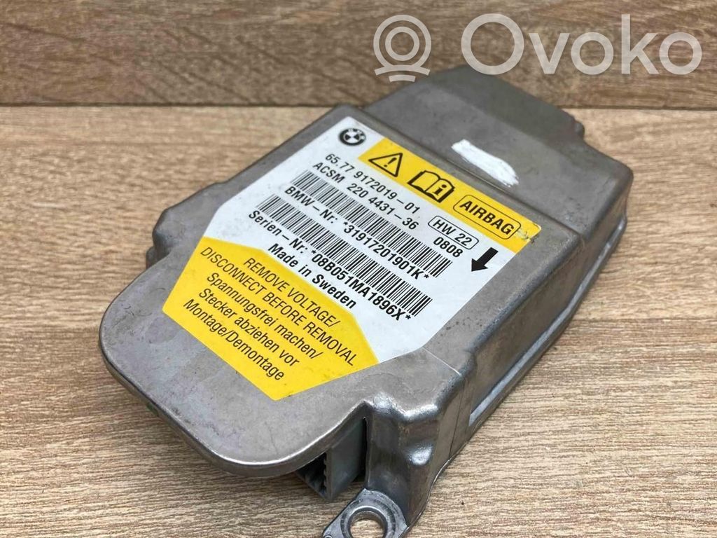 BMW 5 E60 E61 Airbag control unit/module 