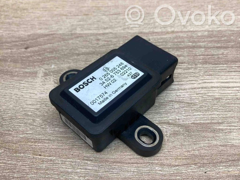 BMW 3 E46 ESP acceleration yaw rate sensor 