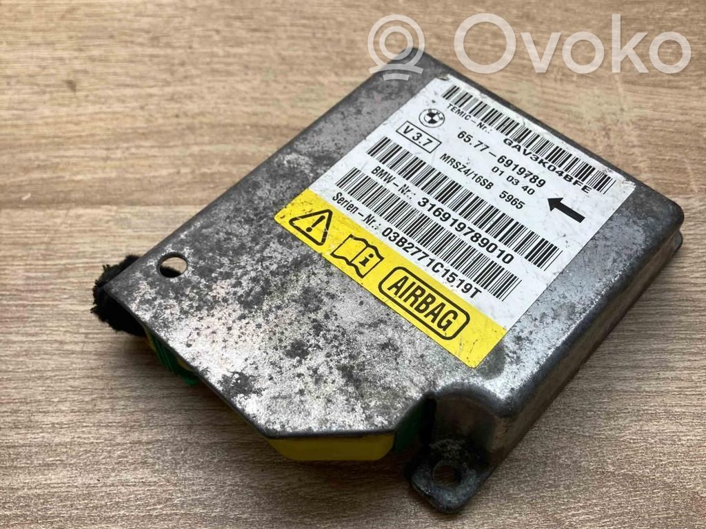 BMW 5 E39 Airbag control unit/module 