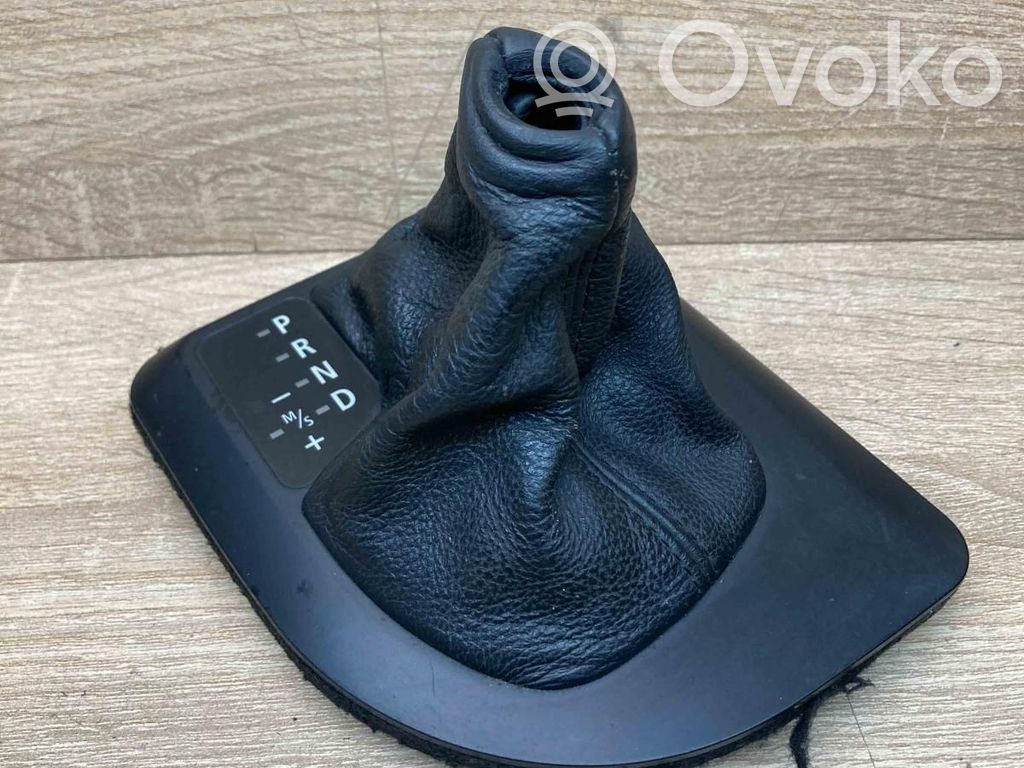 BMW 5 E60 E61 Gear lever shifter trim leather/knob 