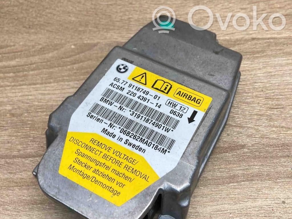 BMW 5 E60 E61 Airbag control unit/module 