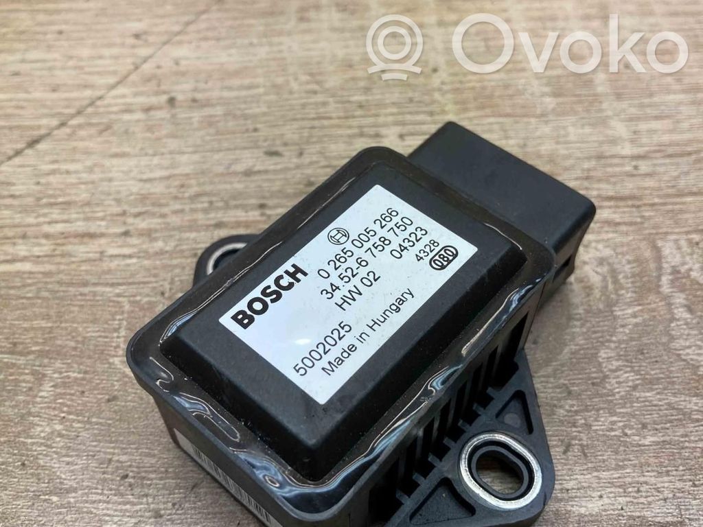 BMW 5 E60 E61 ESP acceleration yaw rate sensor 