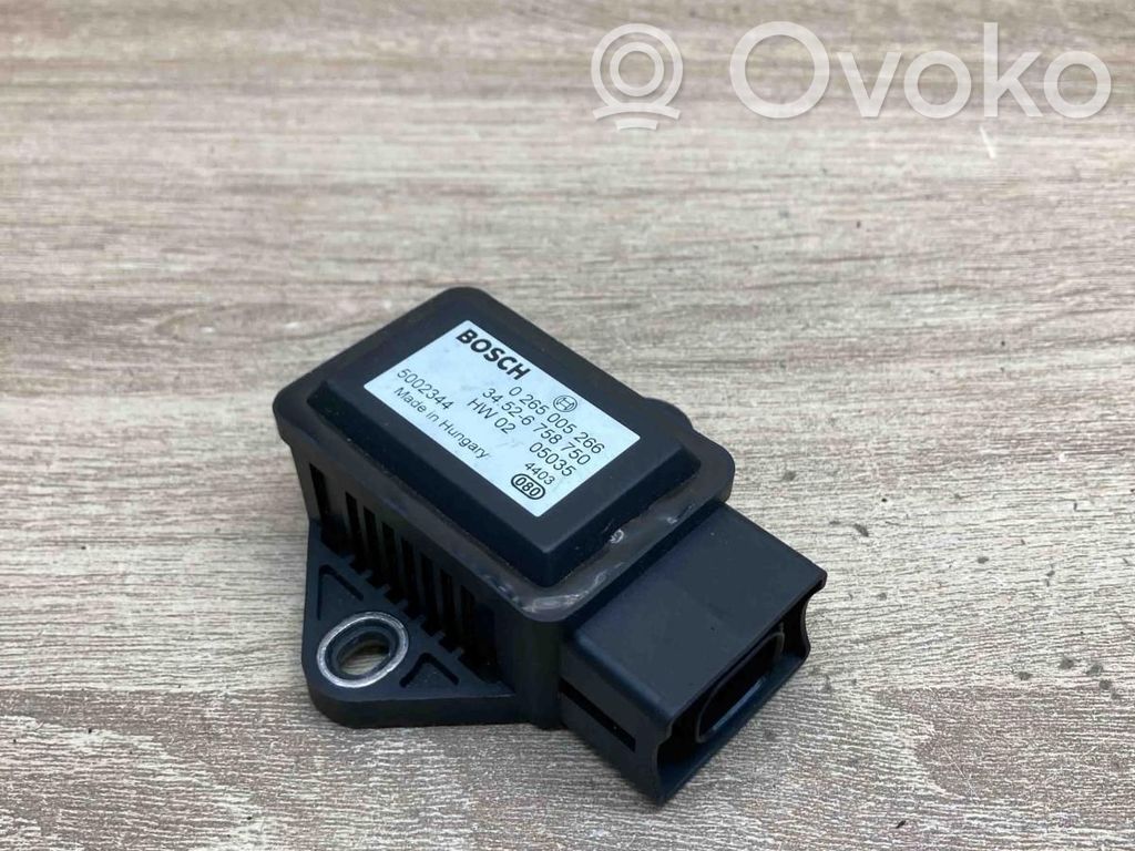 BMW 5 E60 E61 ESP acceleration yaw rate sensor 