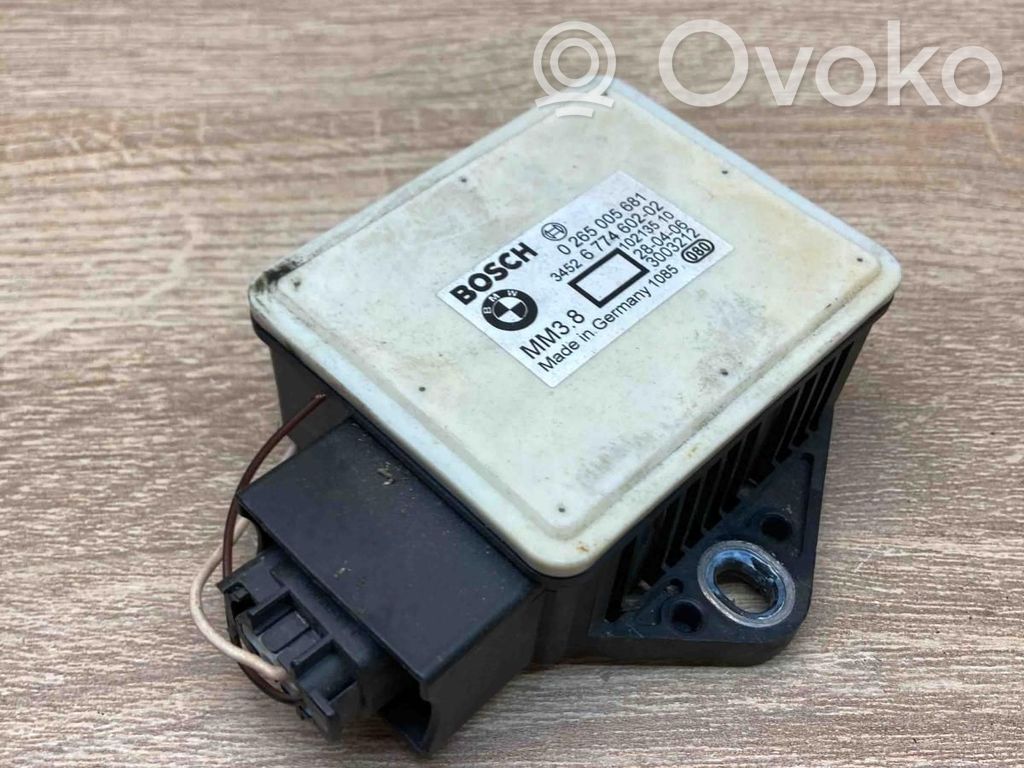 BMW 5 E60 E61 ESP acceleration yaw rate sensor 
