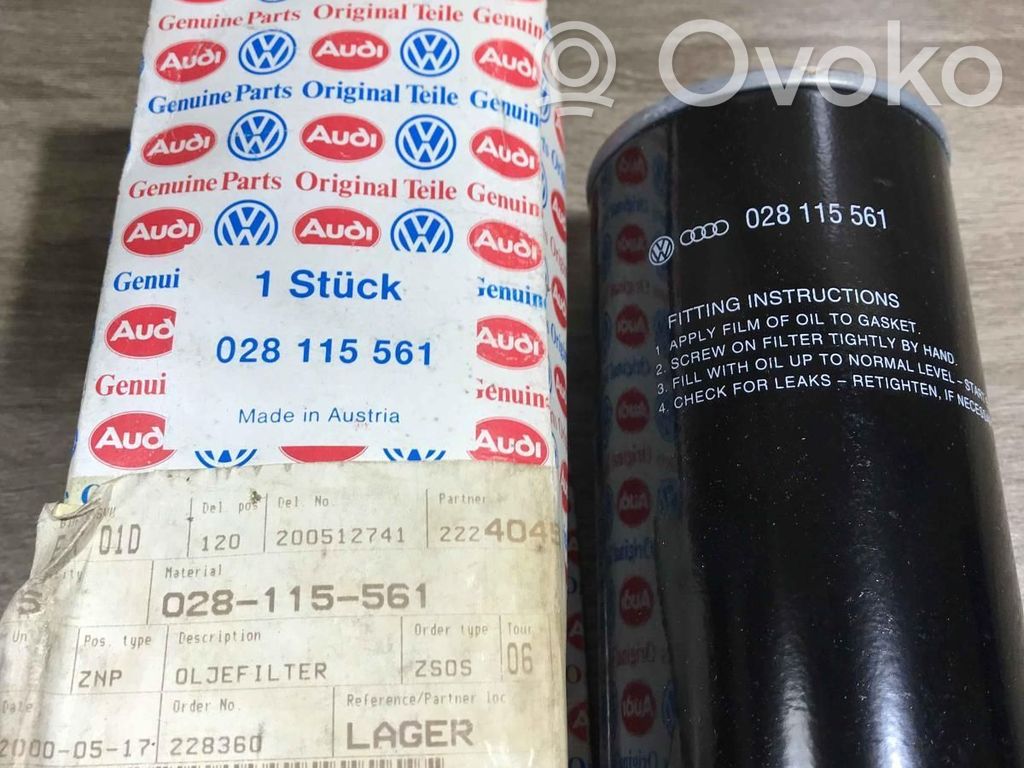 Audi A4 S4 B5 8D Deckel Ölfiltergehäuse 