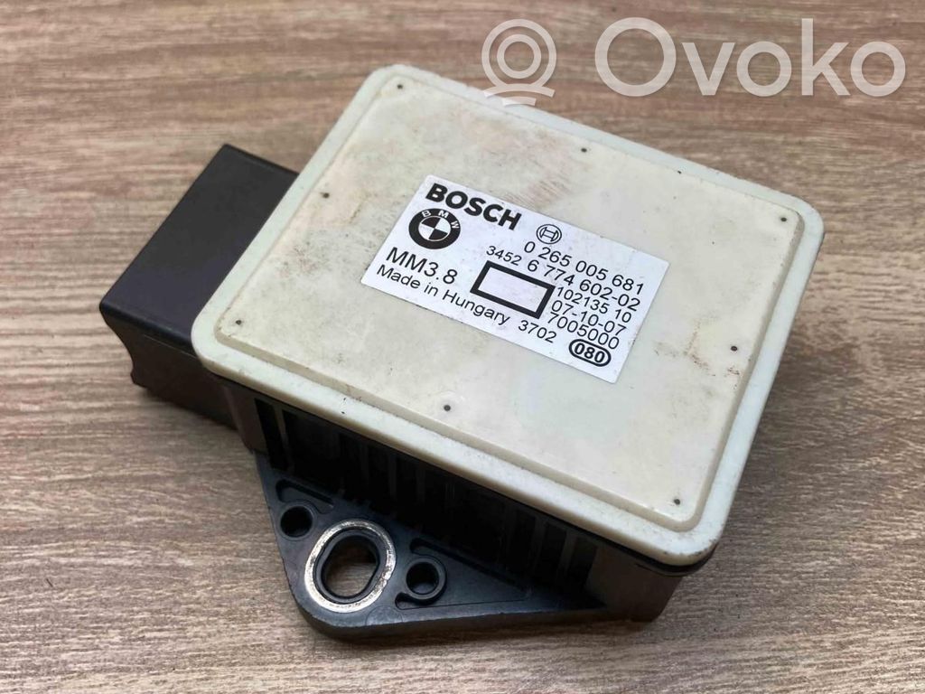 BMW 5 E60 E61 ESP acceleration yaw rate sensor 