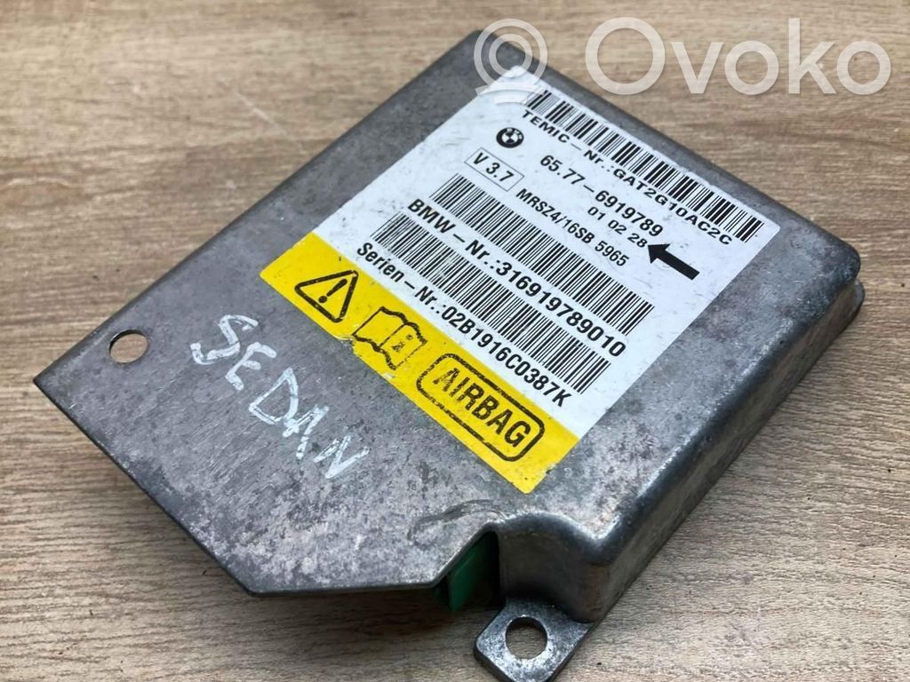 Airbag control unit/module   6919789,MRSZ416SB,V37