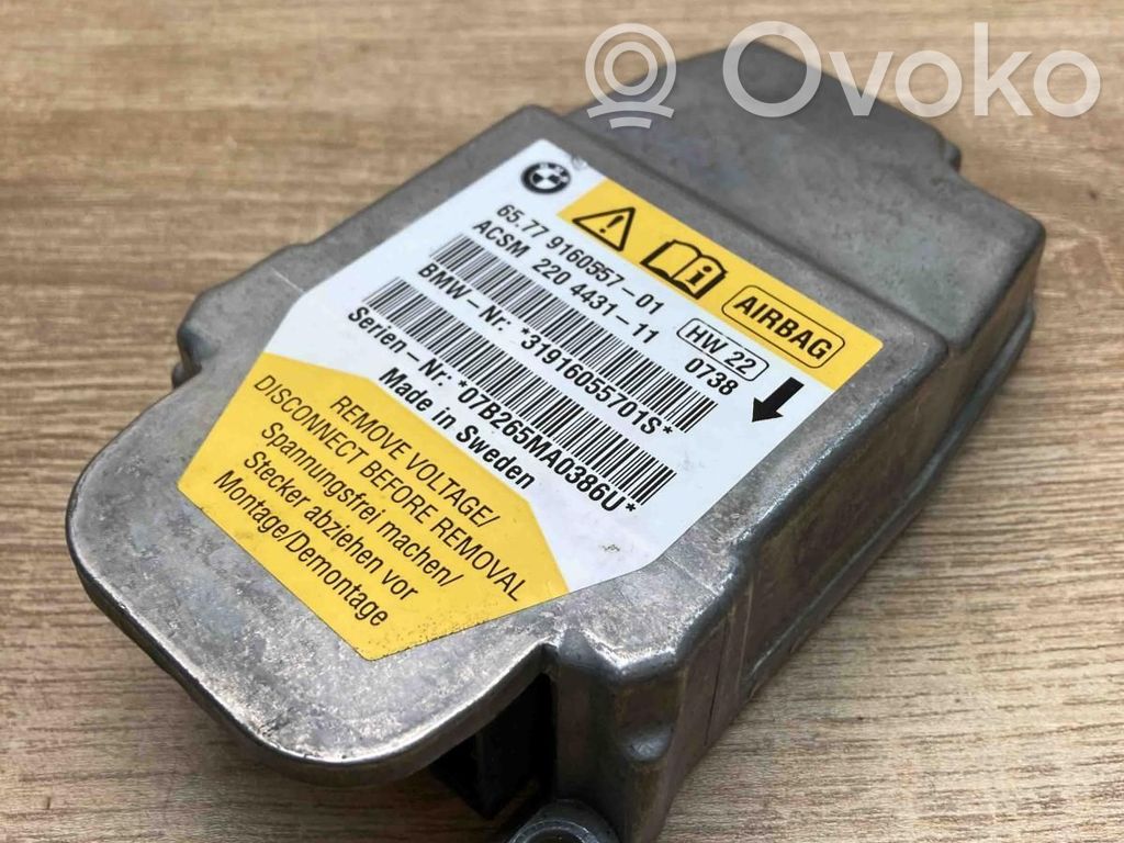 BMW 5 E60 E61 Airbag control unit/module 