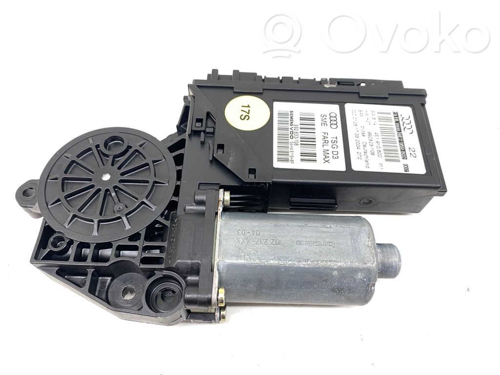 Audi A8 S8 D3 4E Motor del regulador de la ventanilla de la puerta delantera 