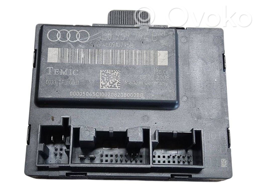 Audi Q7 4L Unité de commande module de porte 