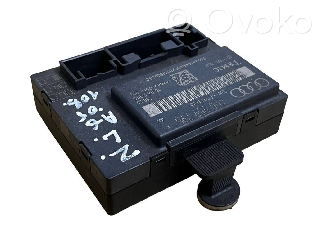Audi A6 S6 C6 4F Door control unit/module 