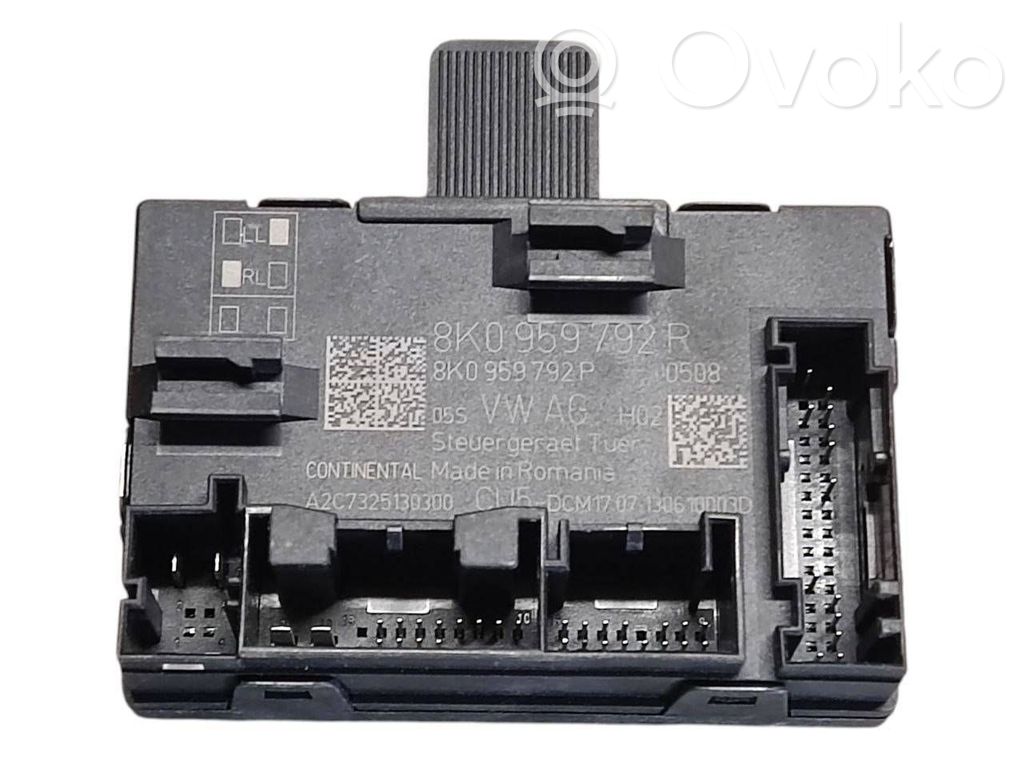 Audi A4 S4 B8 8K Unité de commande module de porte 