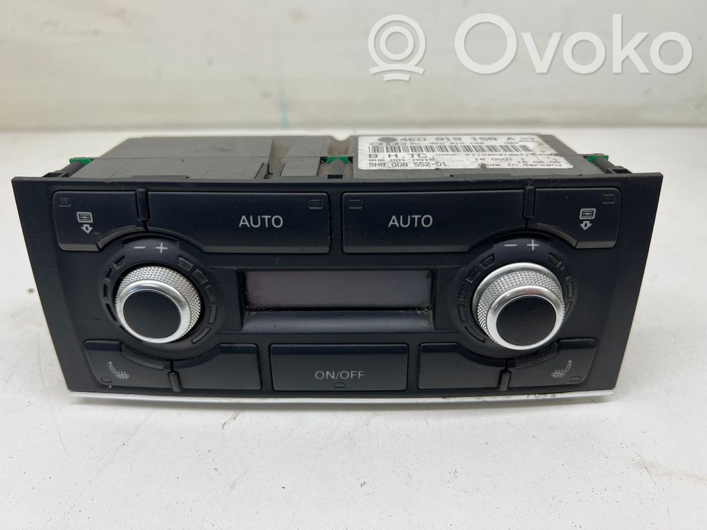 Audi A8 S8 D3 4E Climate control unit 