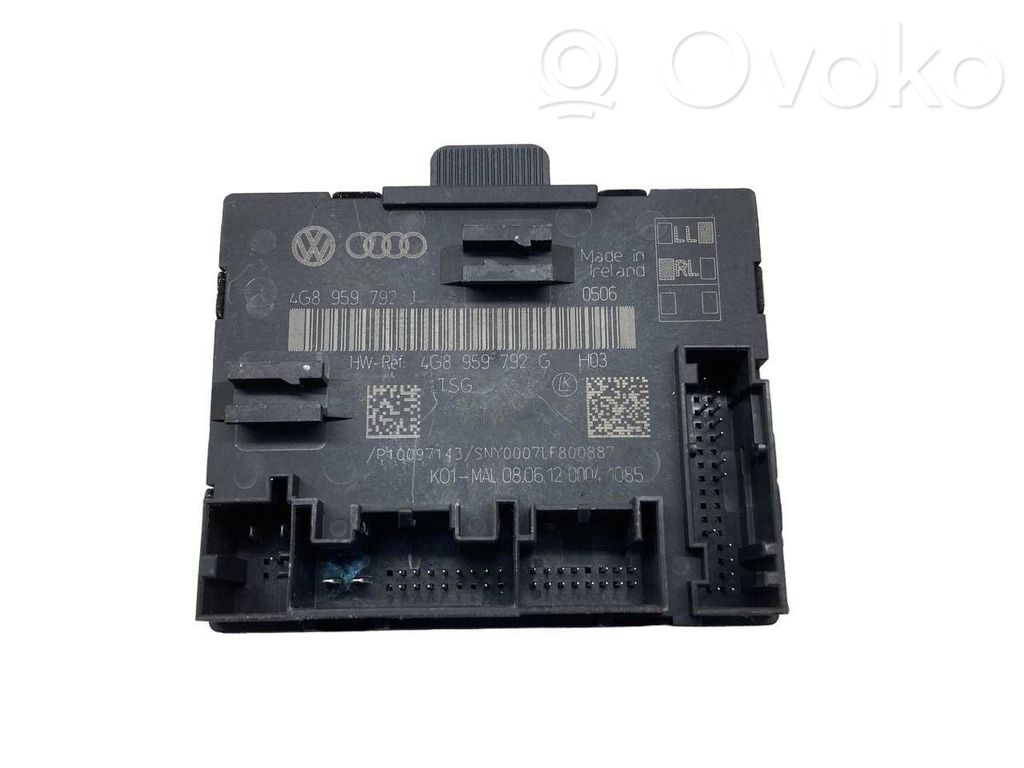 Audi A7 S7 4G Door control unit/module 
