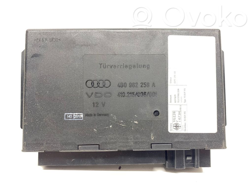 Audi A6 S6 C5 4B Mukavuusmoduuli 