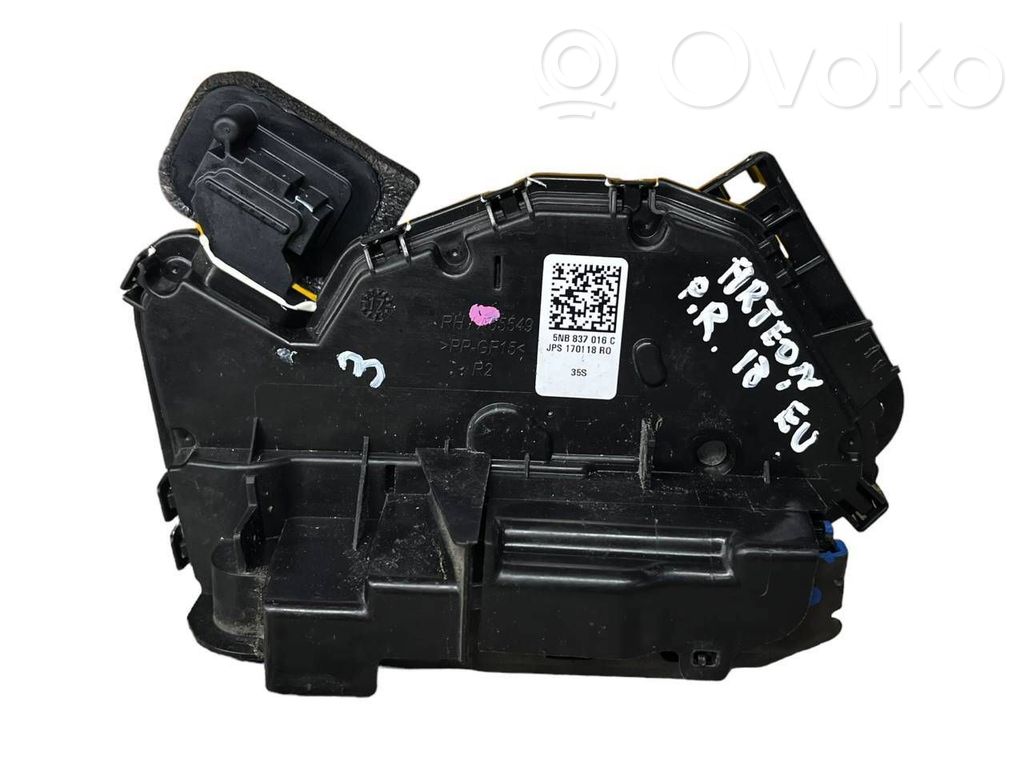 Zamek drzwi przednich   5NB837016C,JPS170118R0,5NB837016E