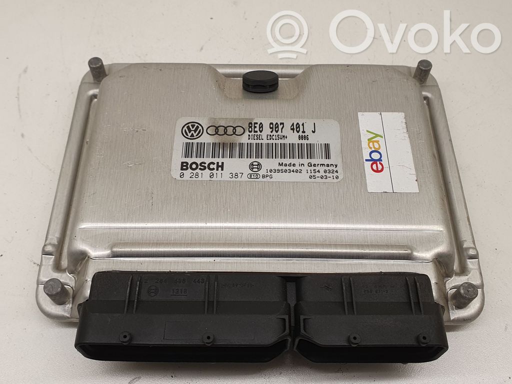Audi A6 S6 C6 4F Engine control unit/module ECU 