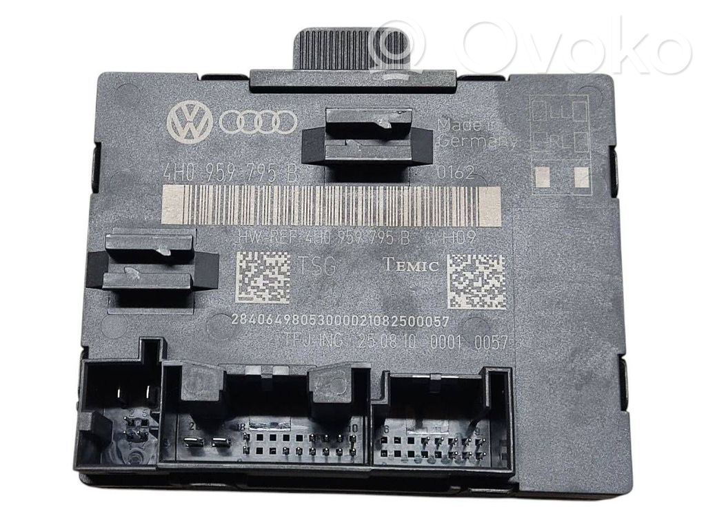 Volkswagen Touareg II Unidad de control/módulo de la puerta 