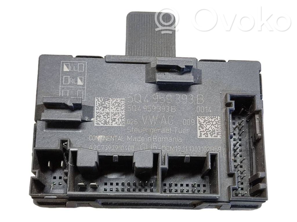 Skoda Octavia Mk3 (5E) Door control unit/module 