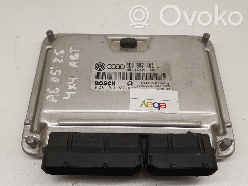 Audi A6 S6 C5 4B Engine control unit/module ECU 