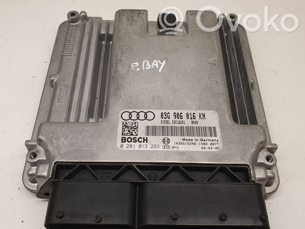Volkswagen PASSAT B5.5 Engine control unit/module 