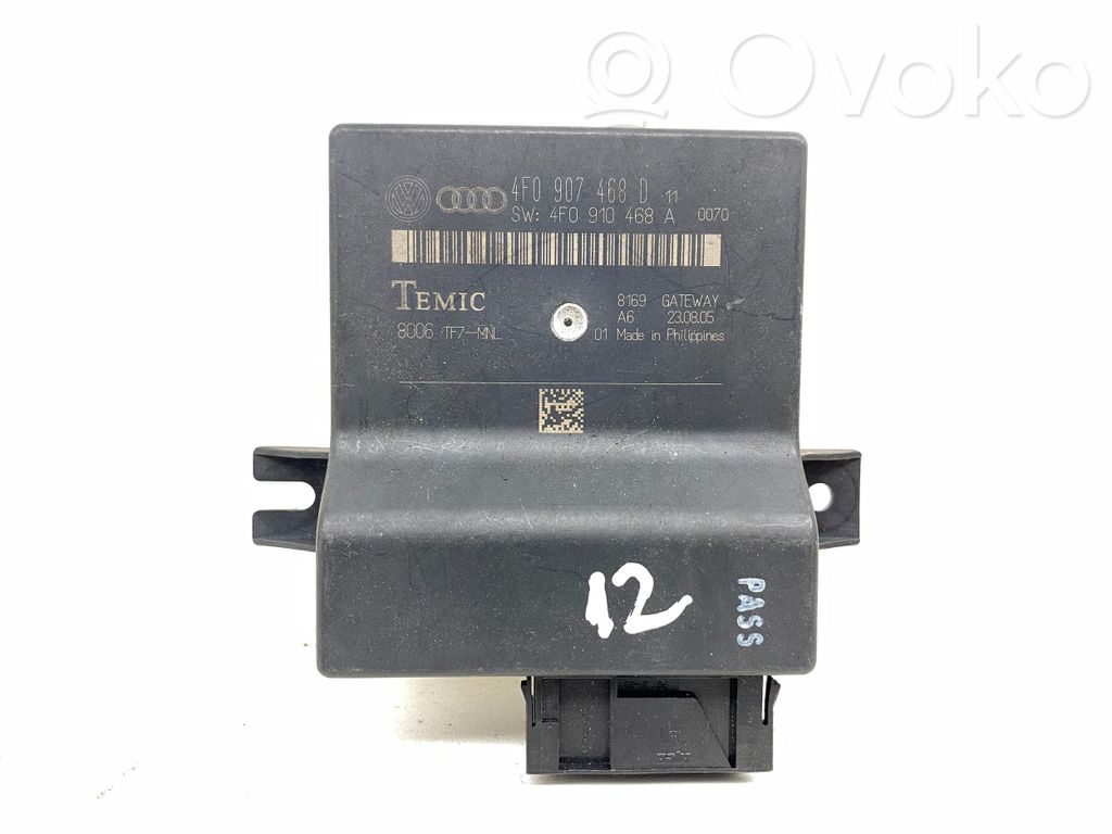 Audi A6 Allroad C6 Gateway control module 