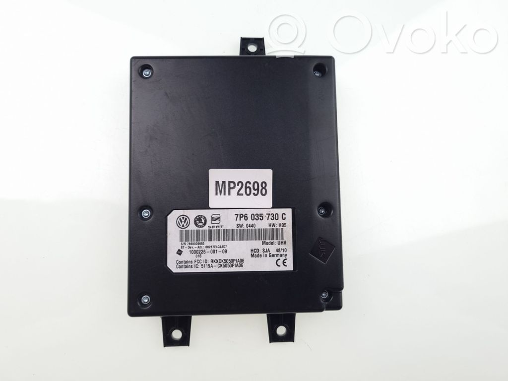 Volkswagen Touareg I Bluetooth control unit module 