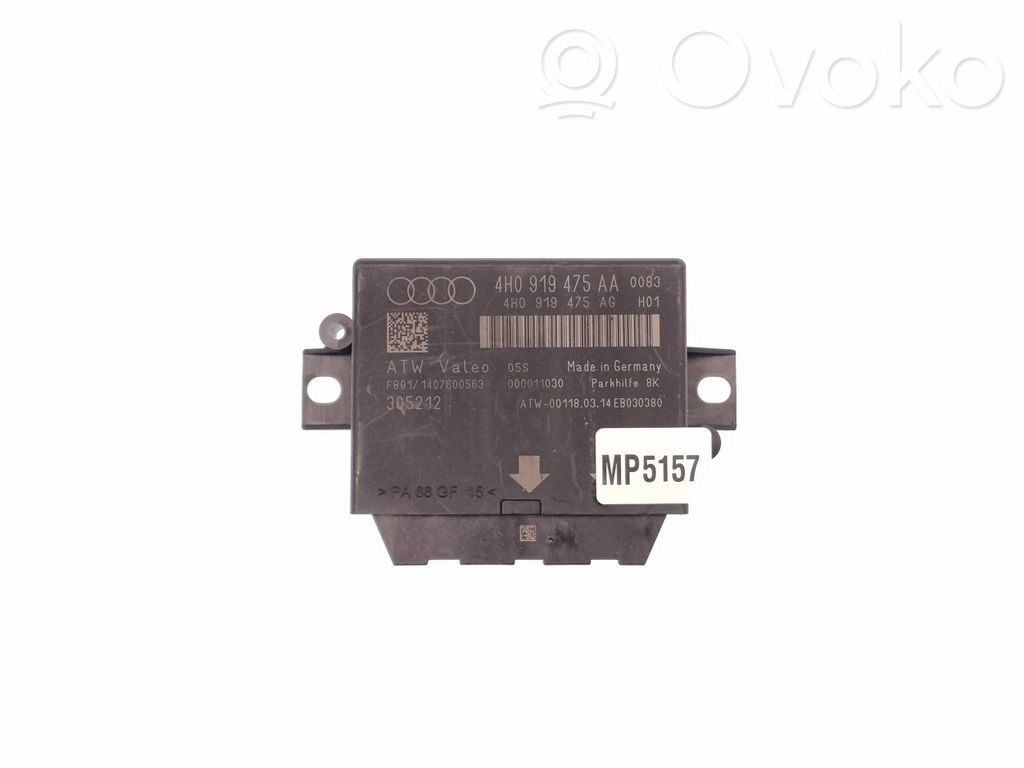 Audi A6 S6 C7 4G Parking PDC control unit/module 