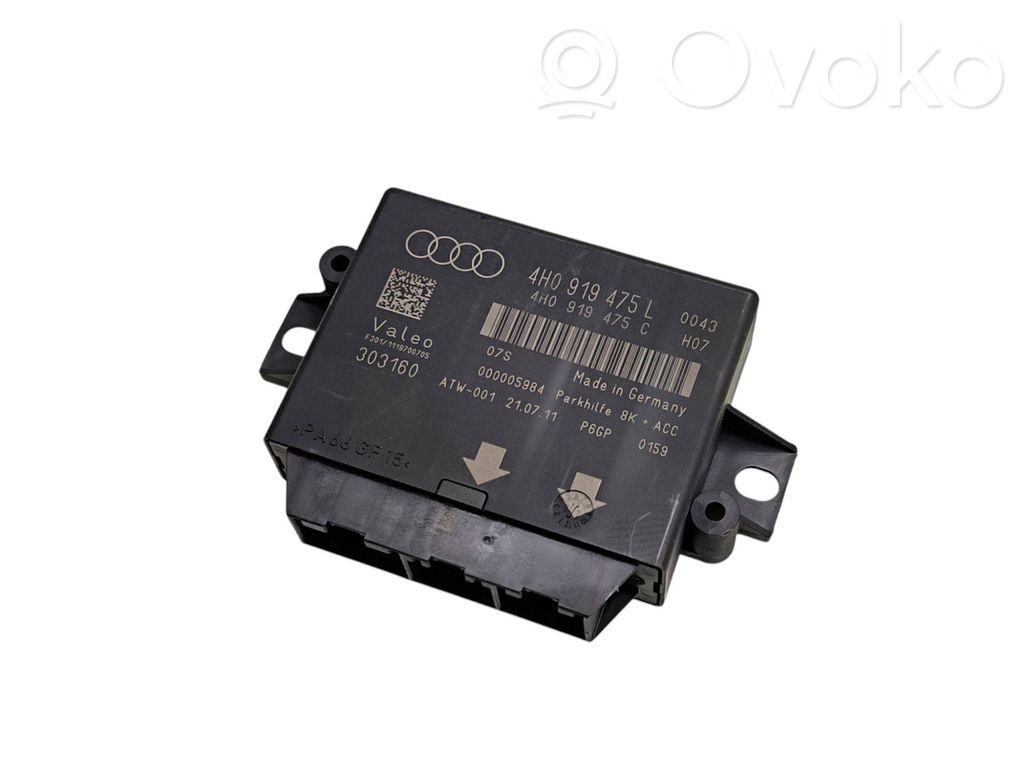 Audi A6 S6 C7 4G Parking PDC control unit/module 