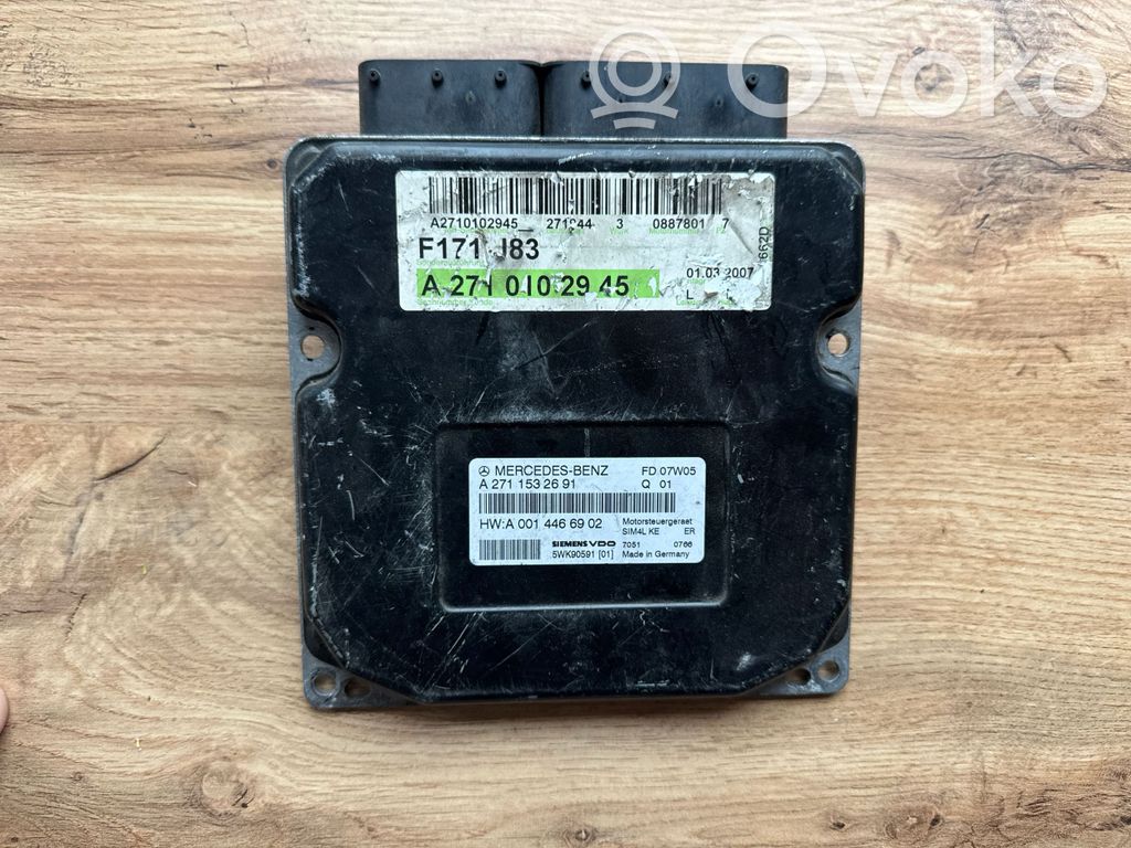 Mercedes-Benz C W203 Unitate/modul de control motor 