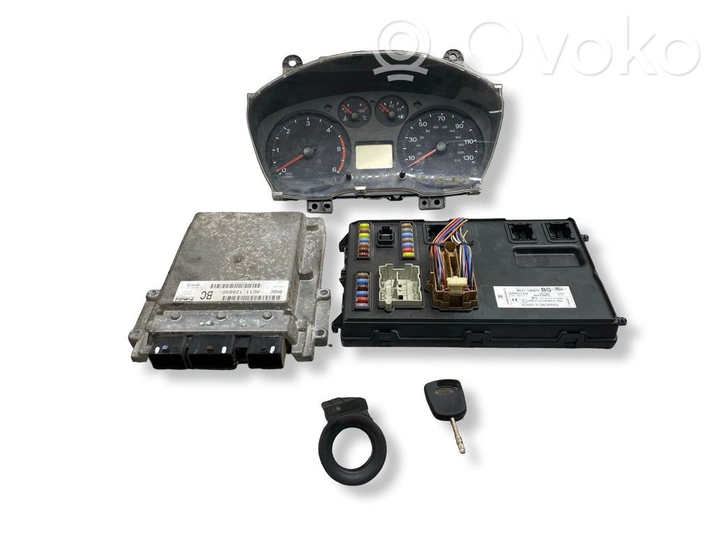 Ford Transit Juego de cerradura y set ECU del motor 