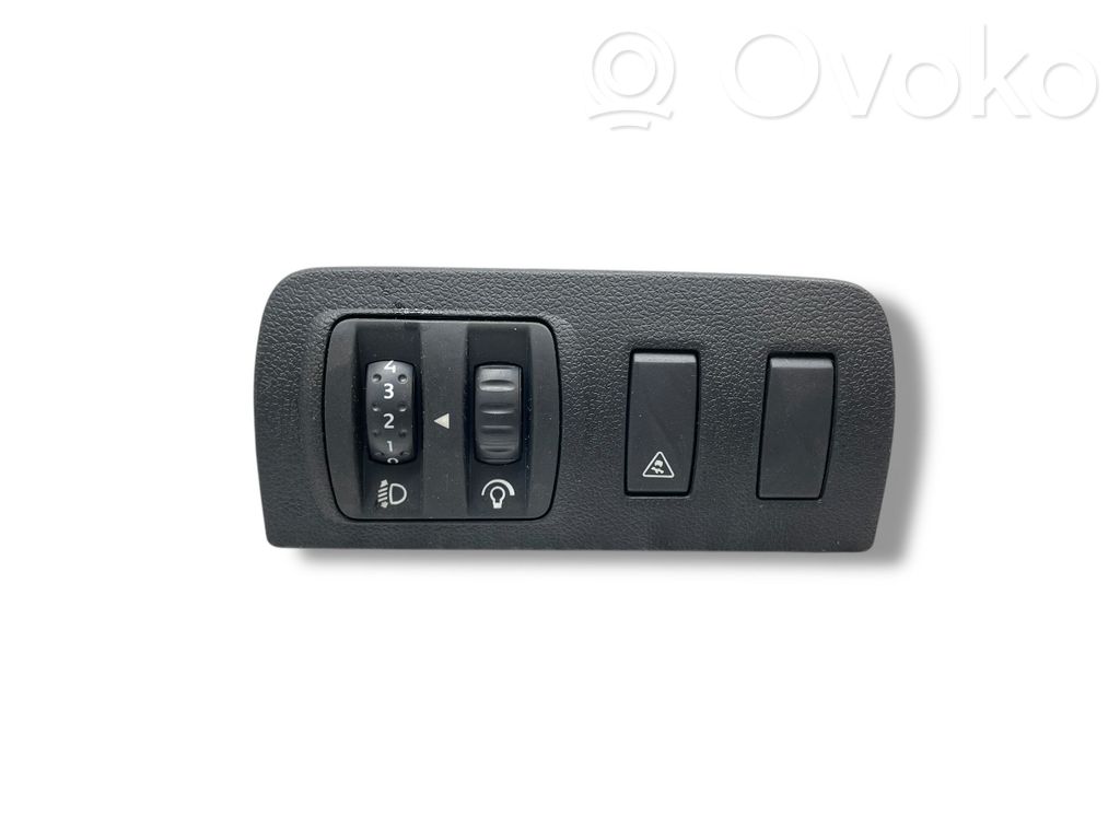 Renault Megane III Interruptor de control de altura del faro delantero 