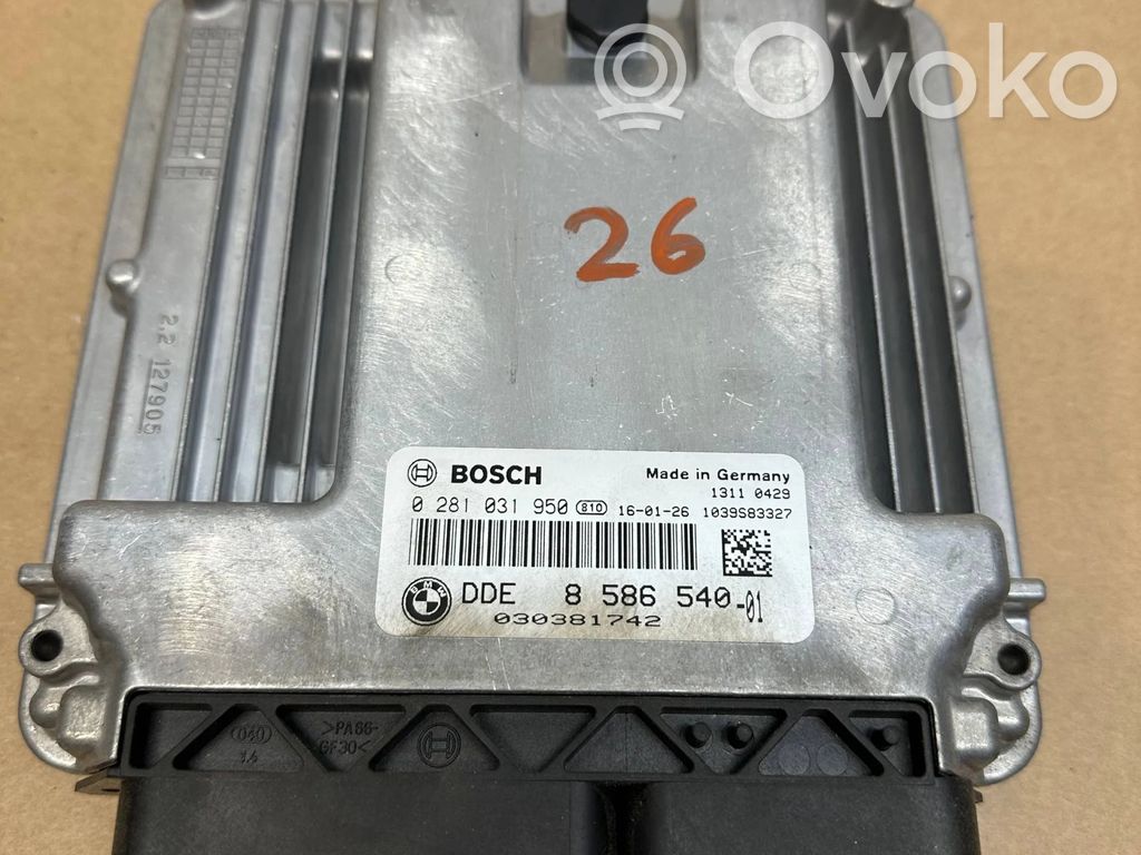 BMW X4 F26 Engine control unit/module 