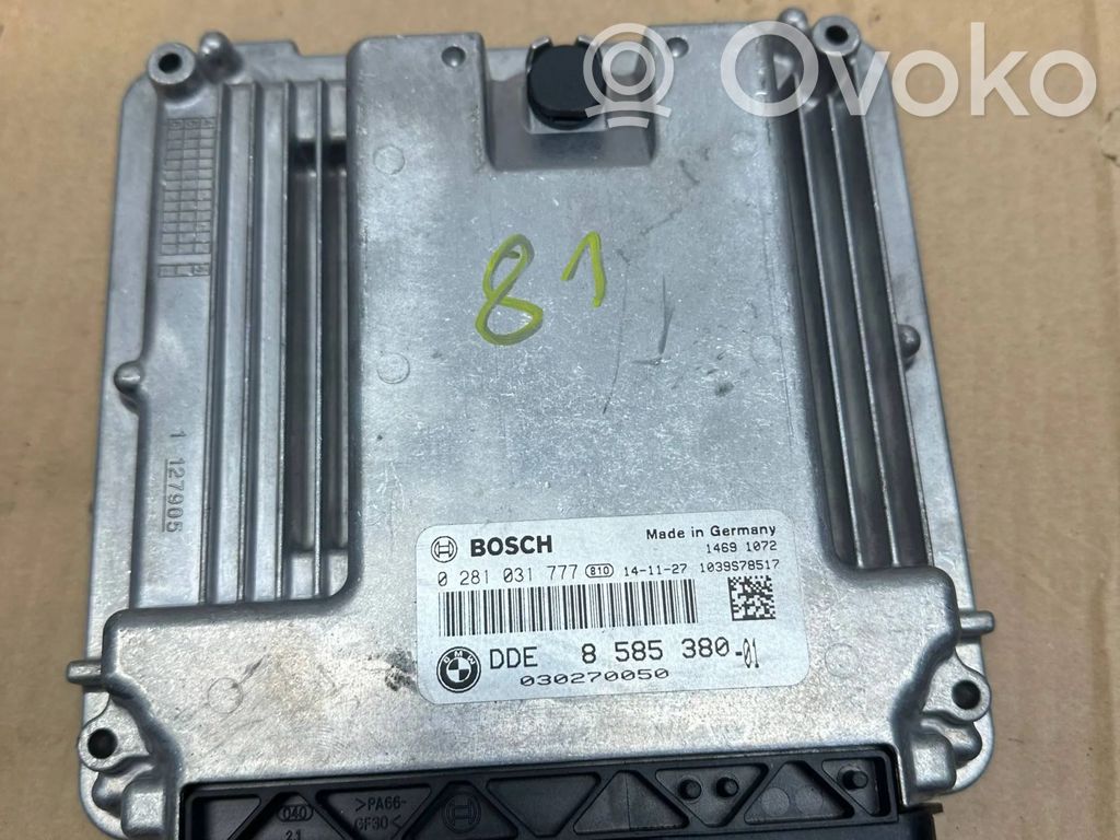 Sterownik / Moduł ECU   8585380,0281031777