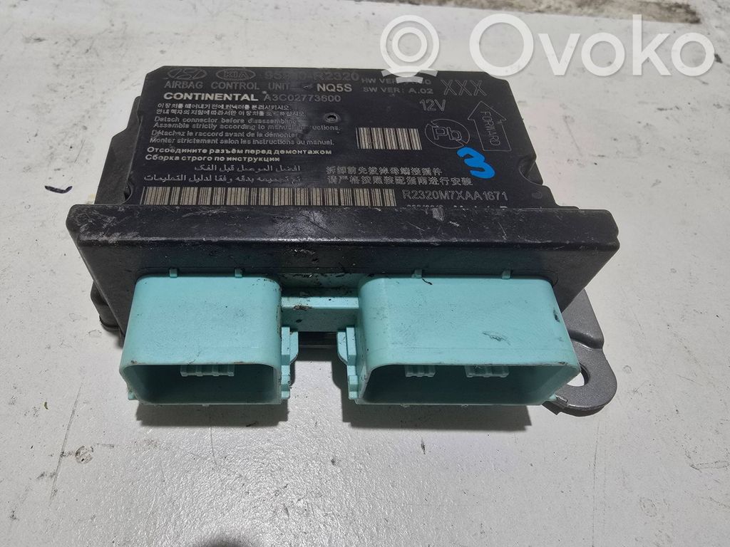 Hyundai Tucson IV NX4 Unitate/modul de comandă airbaguri 