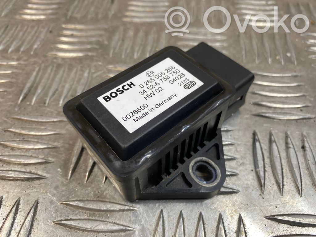 BMW 5 E60 E61 ESP acceleration yaw rate sensor 