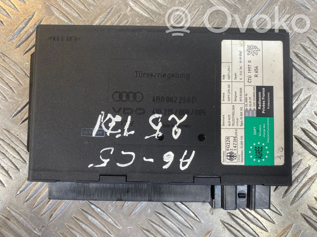 Audi A6 S6 C5 4B Module confort 