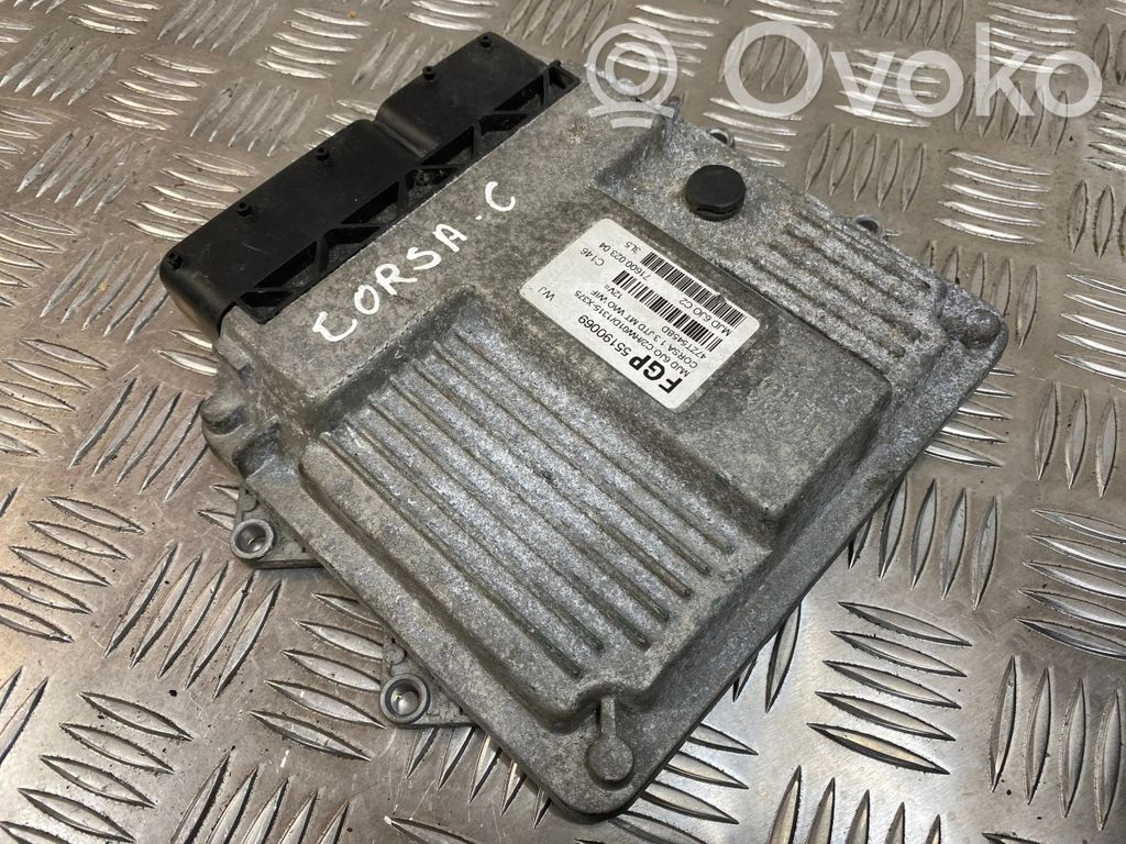 Opel Corsa C Unidad de control/módulo del motor 