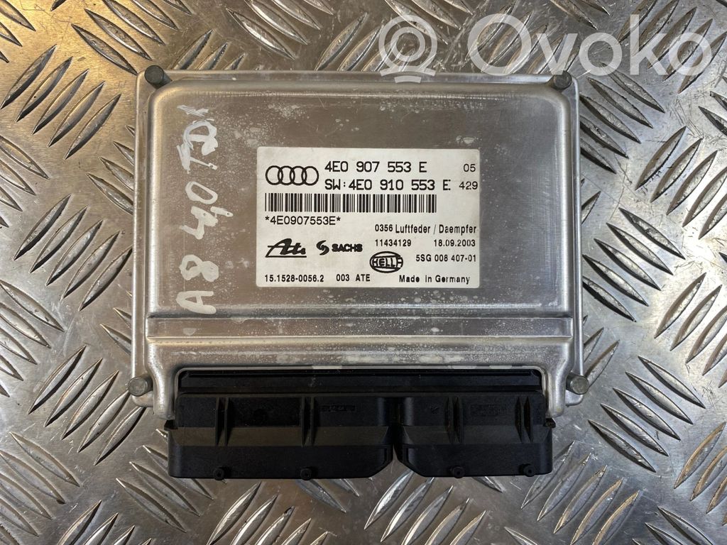 Audi A8 S8 D3 4E Module de commande suspension 