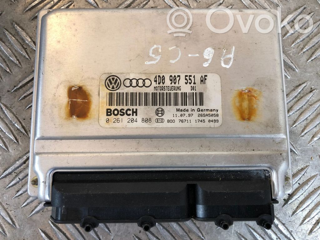 Audi A6 S6 C5 4B Calculateur moteur ECU 