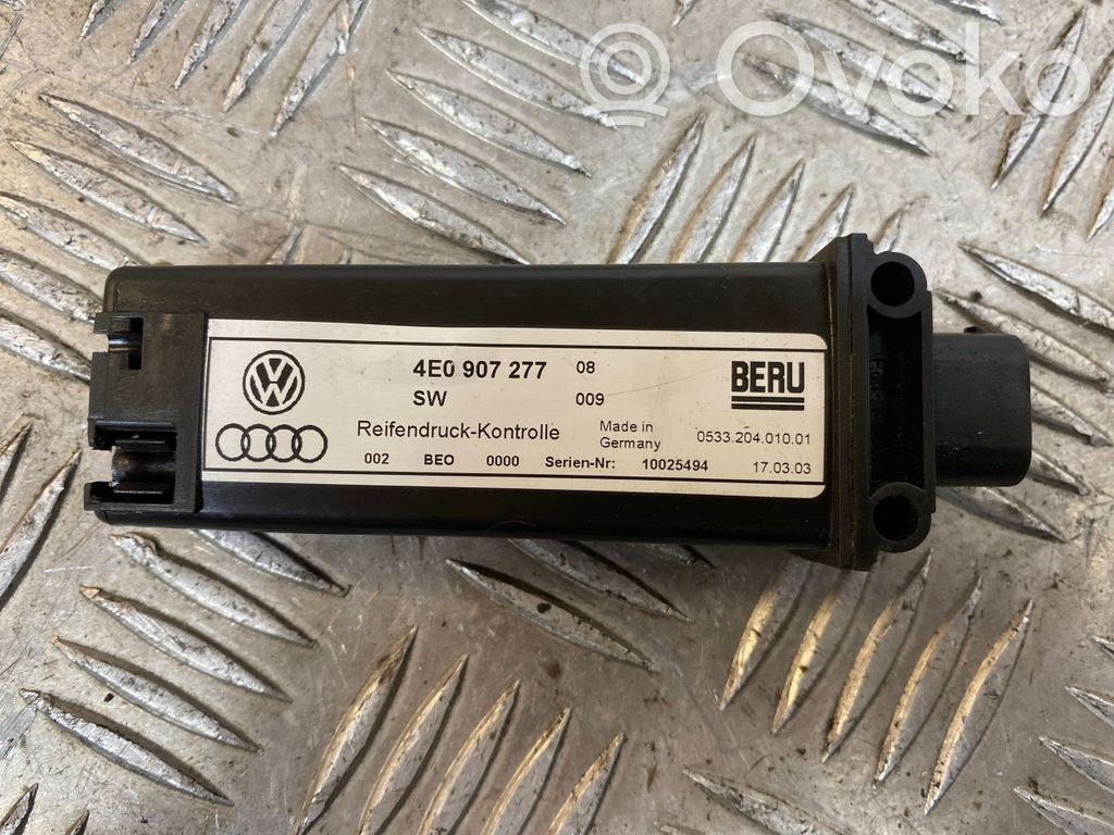 Audi A8 S8 D3 4E Capteur de pression des pneus 