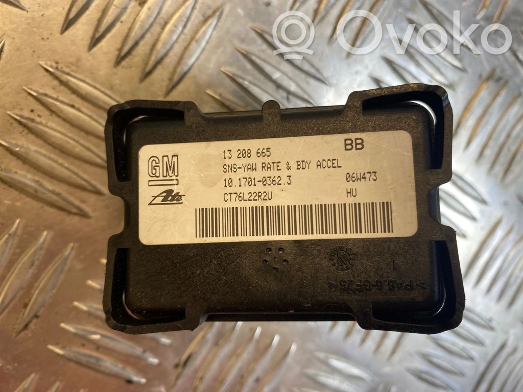 Opel Zafira B Sensor ESP de aceleración de frecuencia del intermitente 