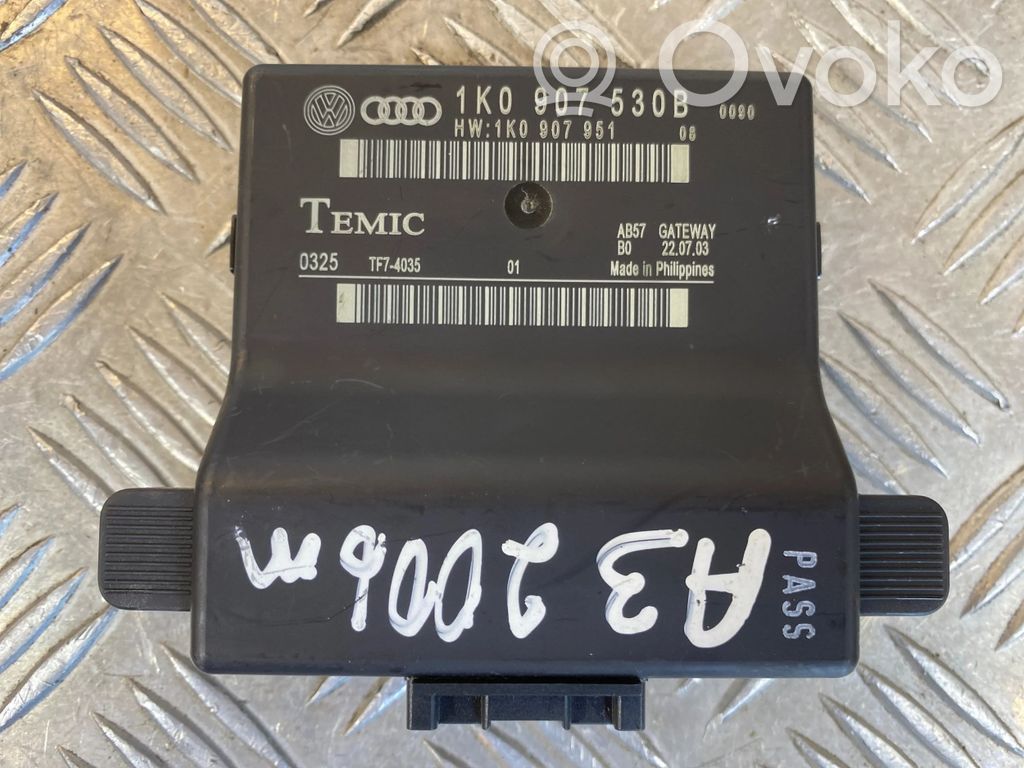 Audi A3 S3 8P Módulo de control Gateway 