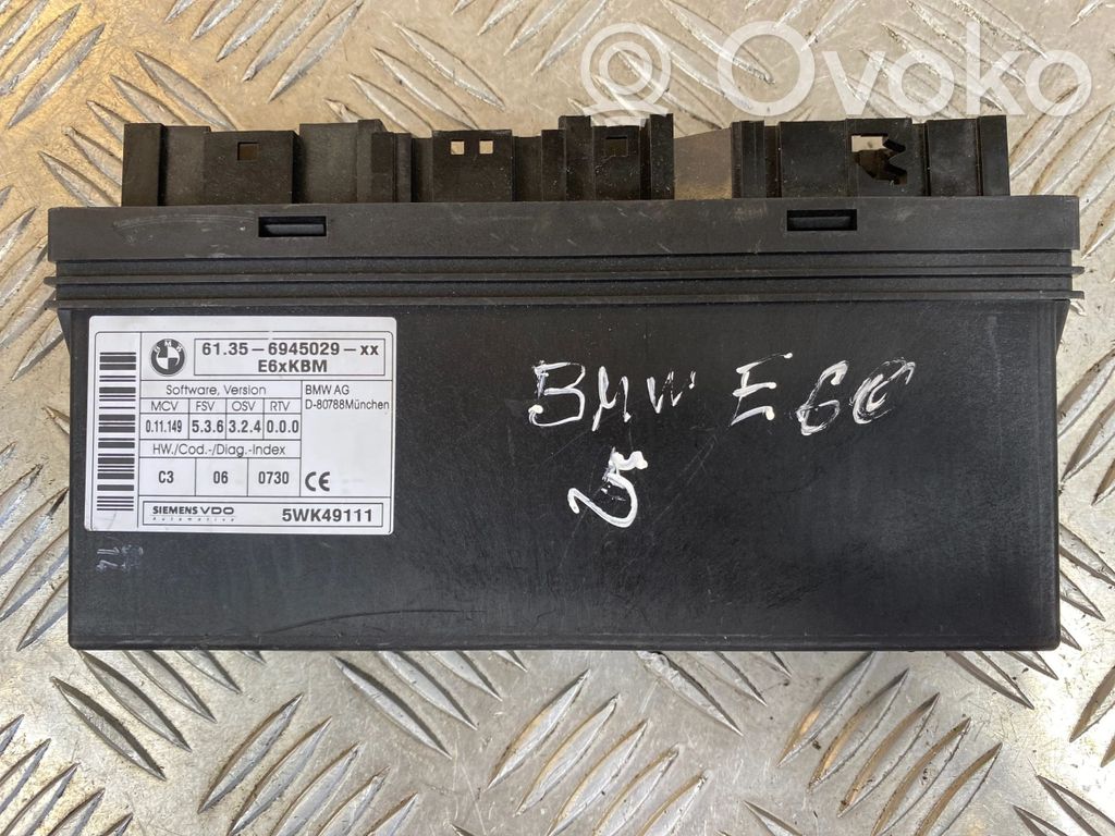 BMW 5 E60 E61 Module confort 