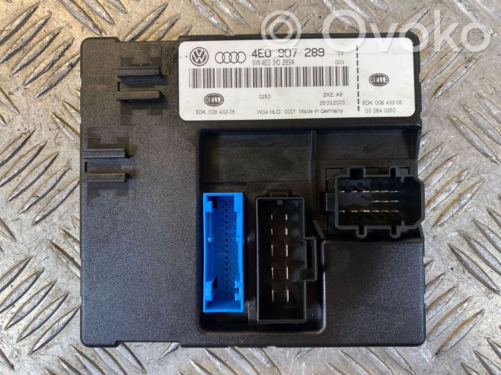 Audi A8 S8 D3 4E Module confort 